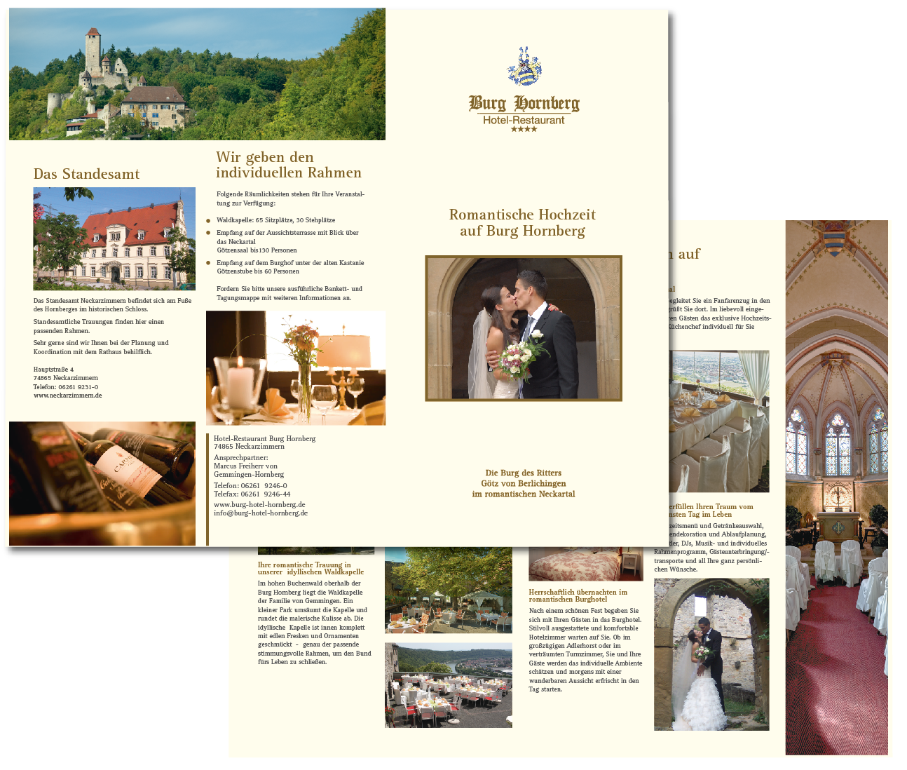 Burg Hornberg Hochzeitsprospekt